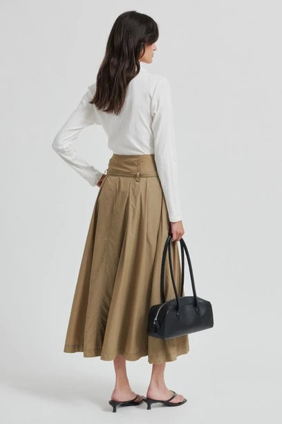 SECOND FEMALE | SKIRT | WOMAN | AMARI SKIRT | BEIGE