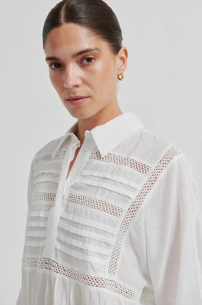 SECOND FEMALE | CAMISA | MUJER | MARTHA BLOUSE | BLANCO