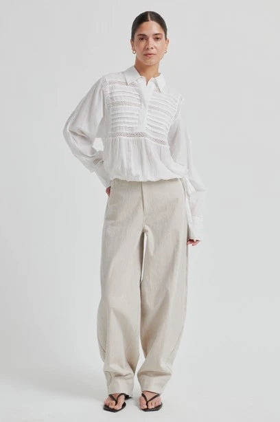 SECOND FEMALE | CAMISA | MUJER | MARTHA BLOUSE | BLANCO