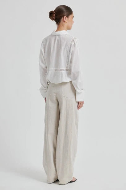 SECOND FEMALE | CAMISA | MUJER | MARTHA BLOUSE | BLANCO