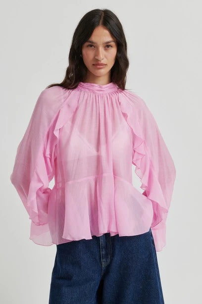 SECOND FEMALE | SHIRT | WOMEN | NAJE FRILL BLOUSE