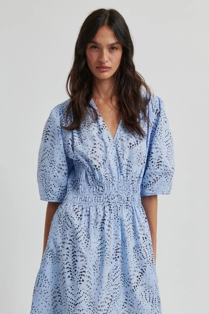 SECOND FEMALE | VESTIDO | MUJER | LIVINA DRESS | AZUL