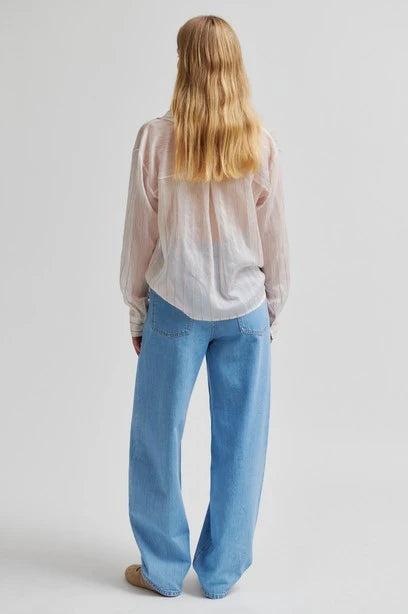 SECOND FEMALE | BLUSAS | MUJER | CHEVY TWIST SHIRT CREAM PUFF | BEIGE