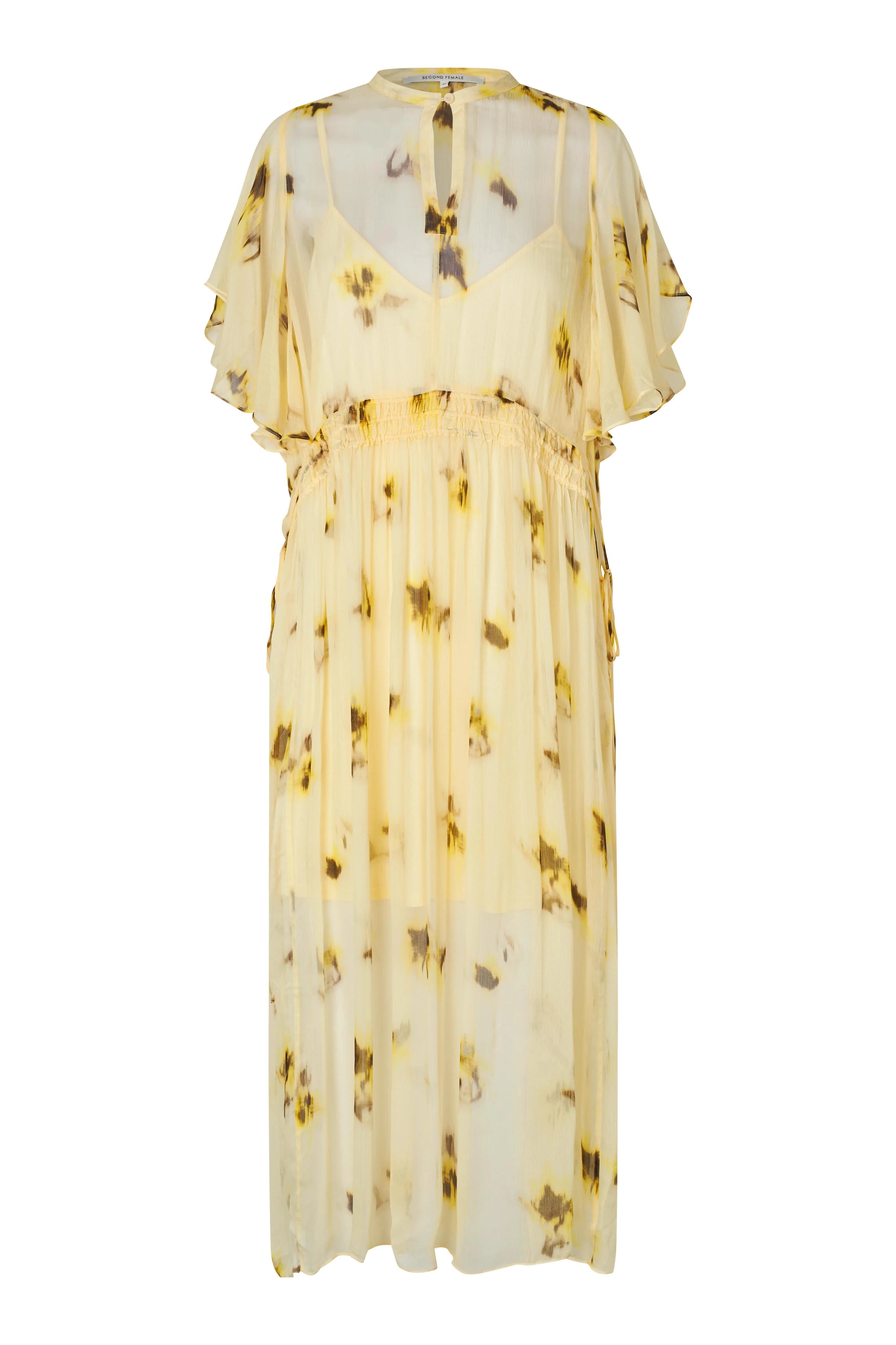 SECOND FEMALE | VESTIDOS | MUJER | MIRAGE DRESS ALABASTER GLEAM | AMARILLO