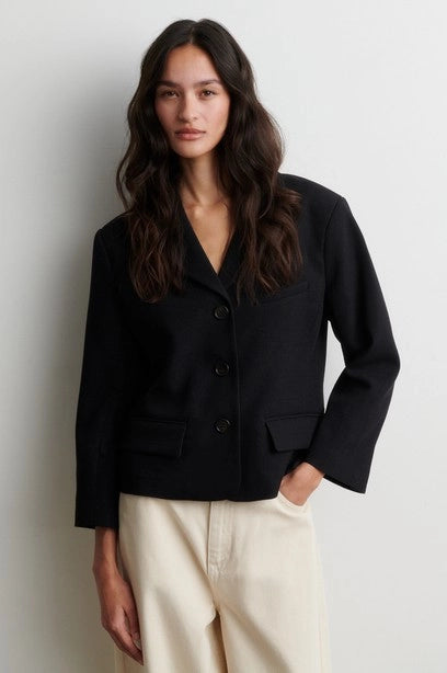 SECOND FEMALE Sella Short Blazer Black: nero giacca da donna