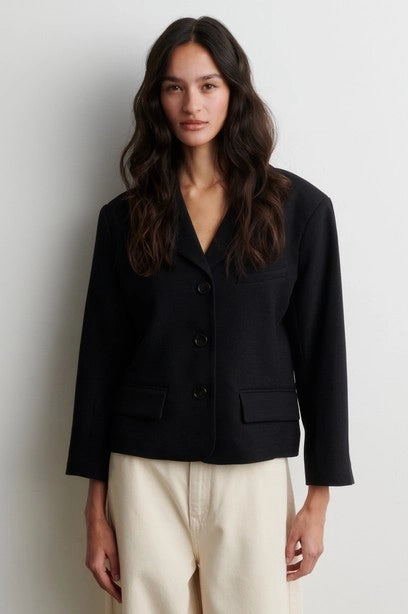 SECOND FEMALE Sella Short Blazer Black: nero giacca da donna
