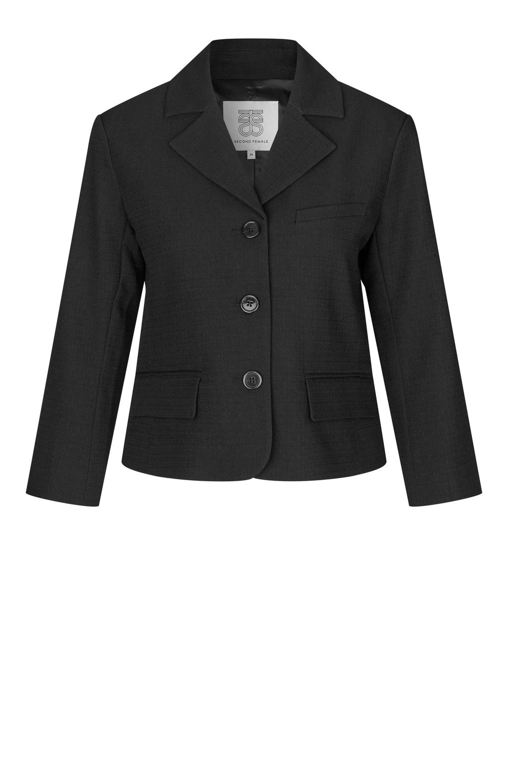 SECOND FEMALE Sella Short Blazer Black: nero giacca da donna