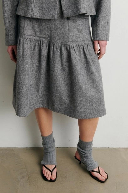 SECOND FEMALE Lydney Skirt GREY Melange: grigio giacca da donna
