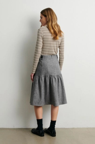 SECOND FEMALE Lydney Skirt GREY Melange: grigio giacca da donna