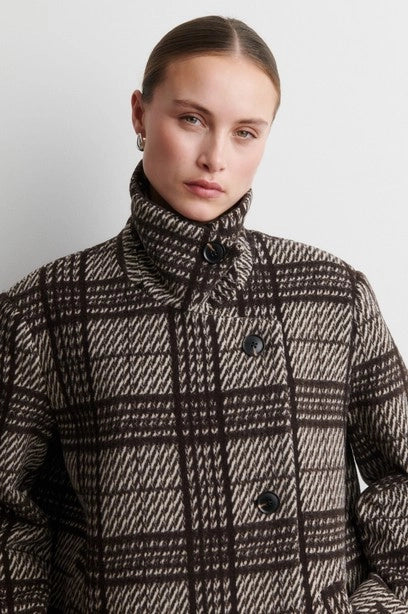 SECOND FEMALE Loire COAT Demitasse: multicolor veste pour femme