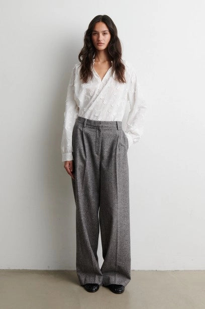 SECOND FEMALE Rosalil Blouse Bright White: blanc camisas per a dona