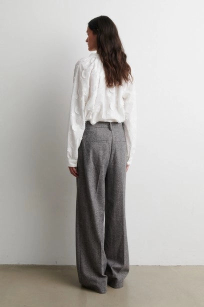 SECOND FEMALE Rosalil Blouse Bright White: blanc camisas per a dona