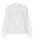 SECOND FEMALE Rosalil Blouse Bright White: blanc camisas per a dona
