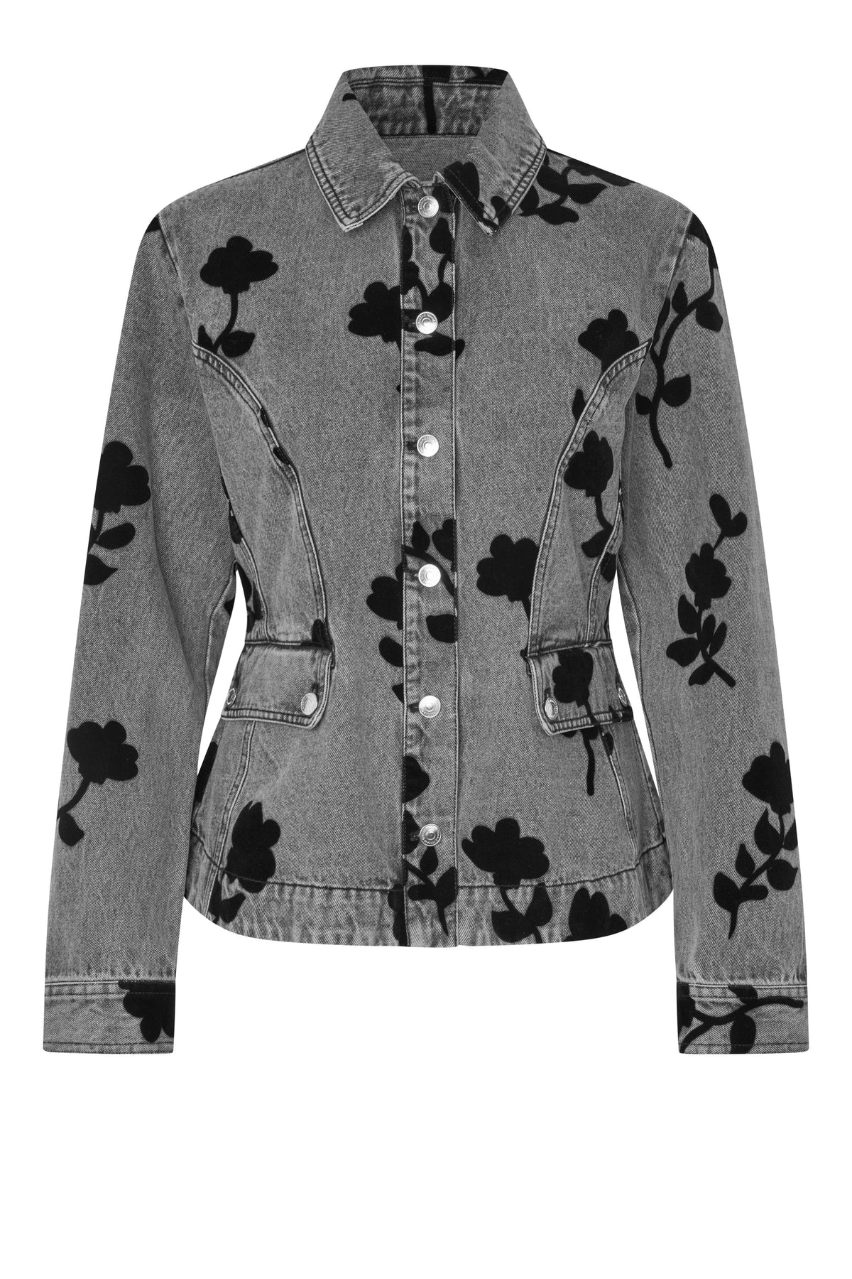SECOND FEMALE | CHAQUETAS | MUJER | LAWRISSA DENIM DENIM GREY | GRIS