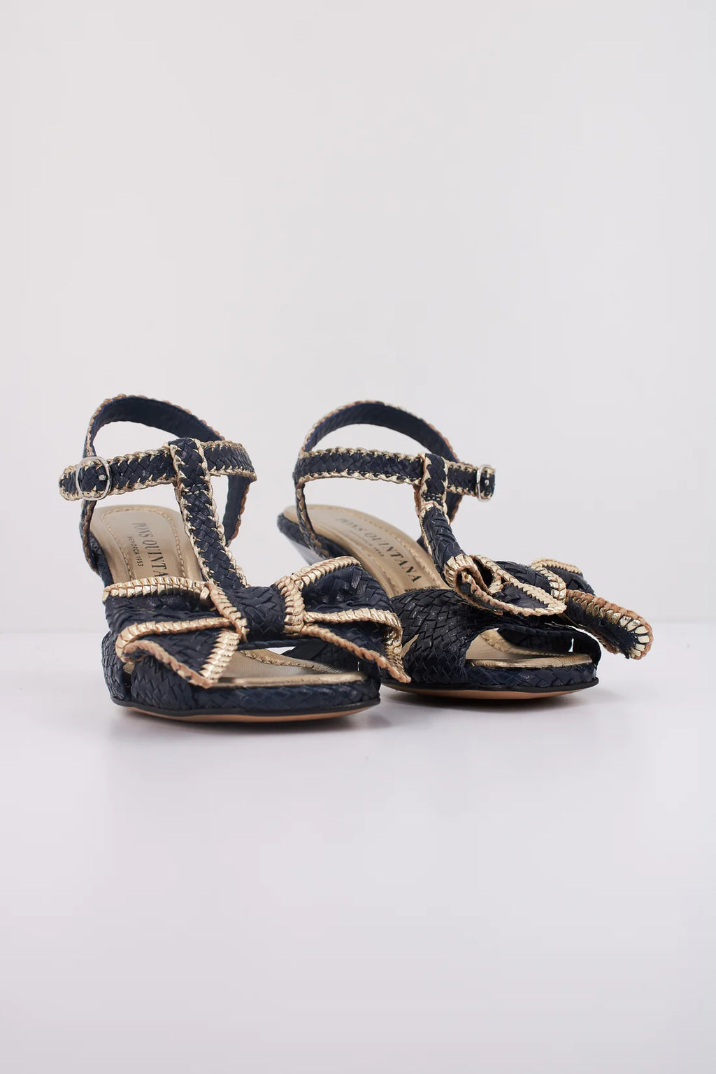PONS QUINTANA FIJI Trenzado: bleu sandales pour femme