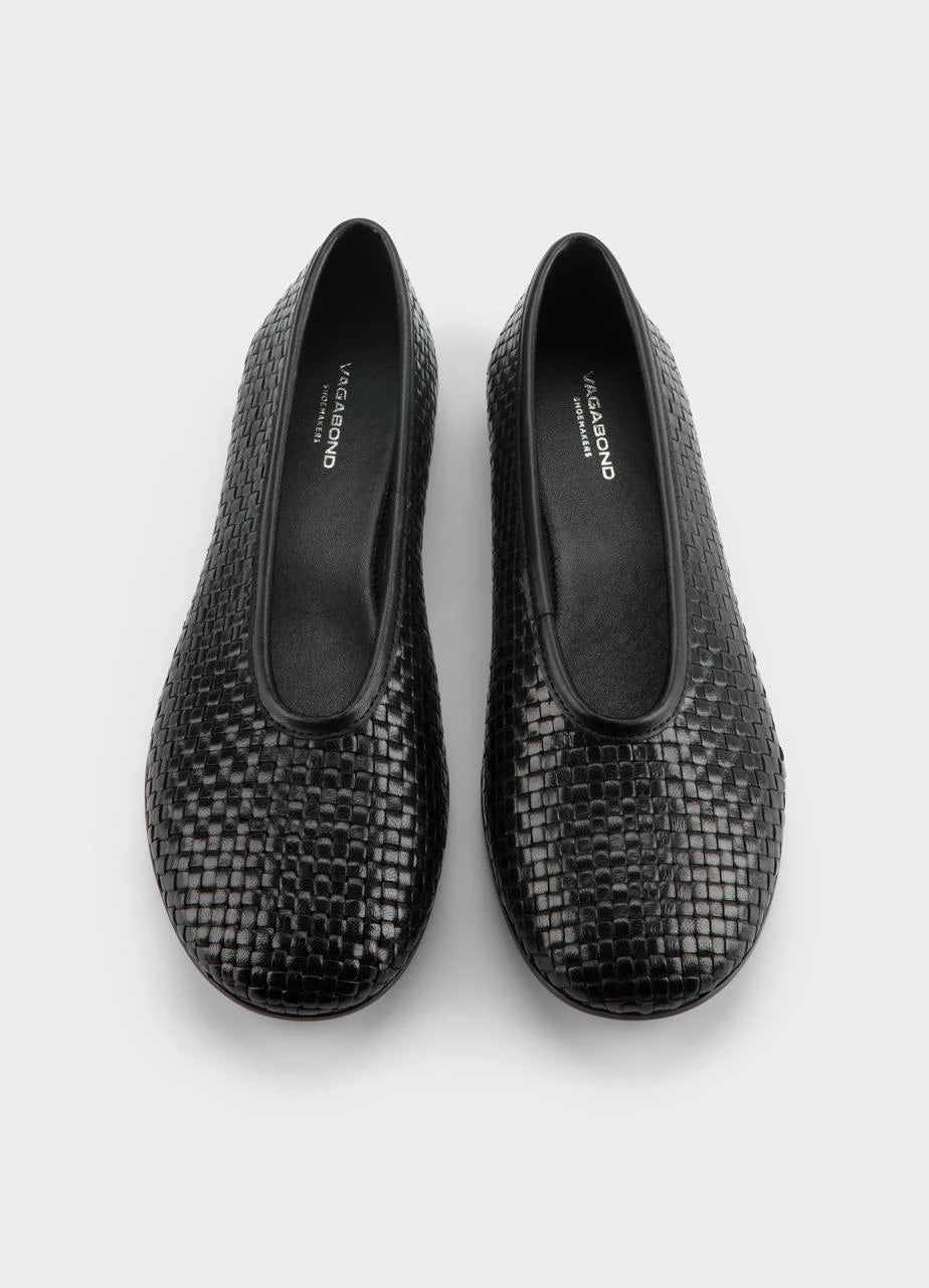 VAGABOND Bailarina Aleya Black: negre ballarines per a dona