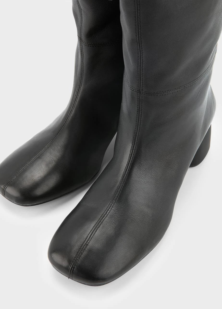 VAGABOND LIVIA-PW2G Black: черный сапоги для женщин