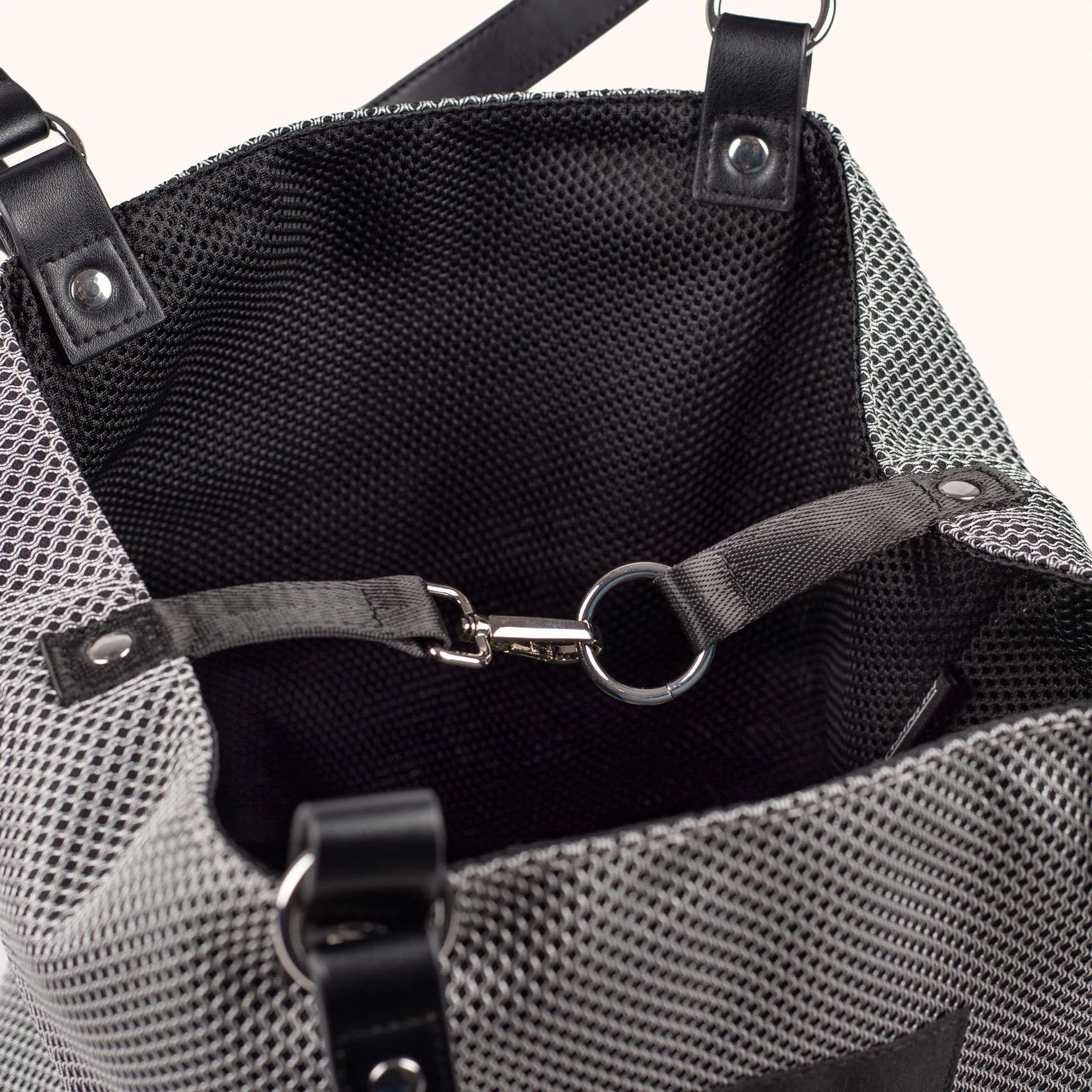 MUNICH GOGO SPIN Reversible TOTE BAG: сірий сумка для жінок