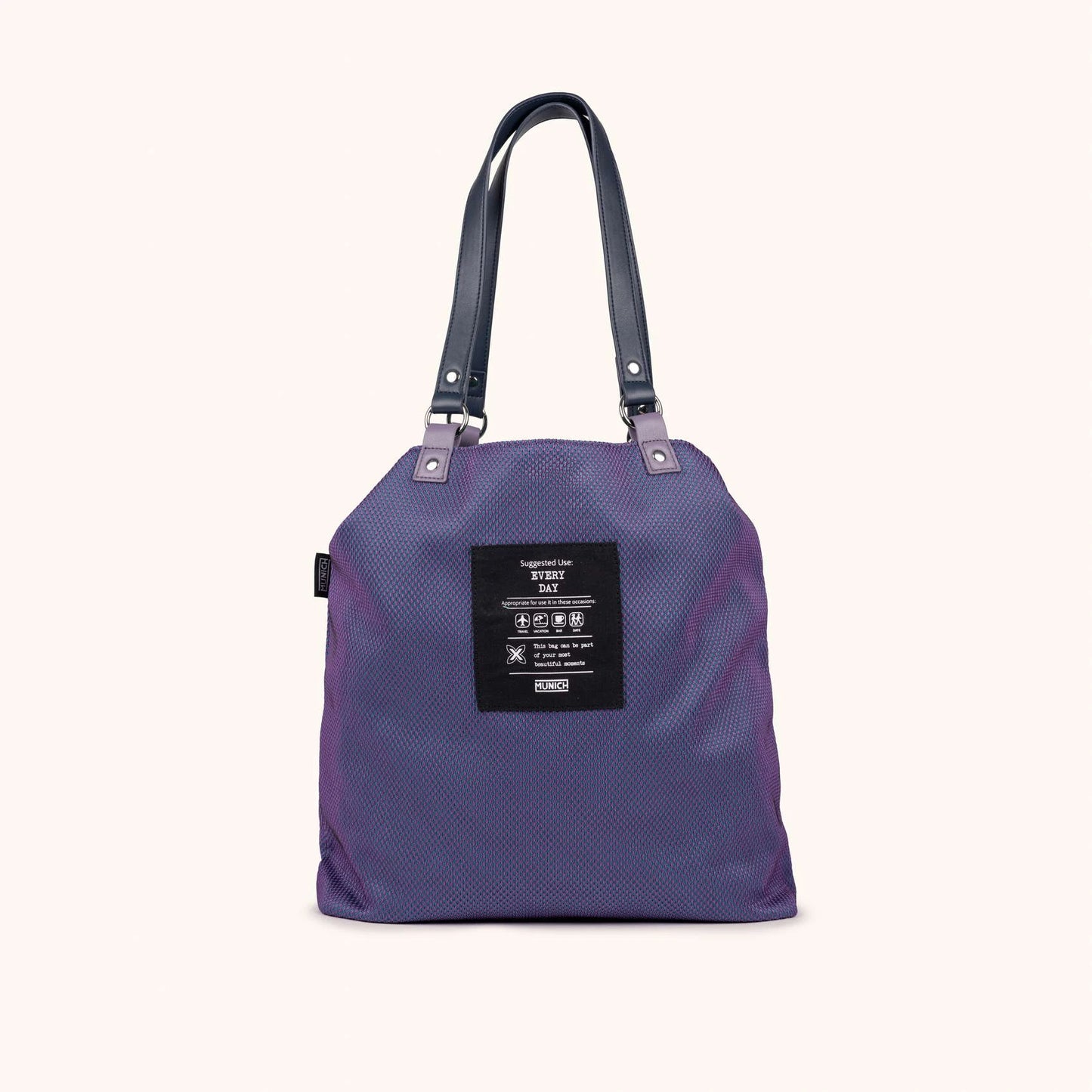 MUNICH | BAGS | WOMEN | GOGO SPIN REVERSIBLE TOTE BAG | LILAC