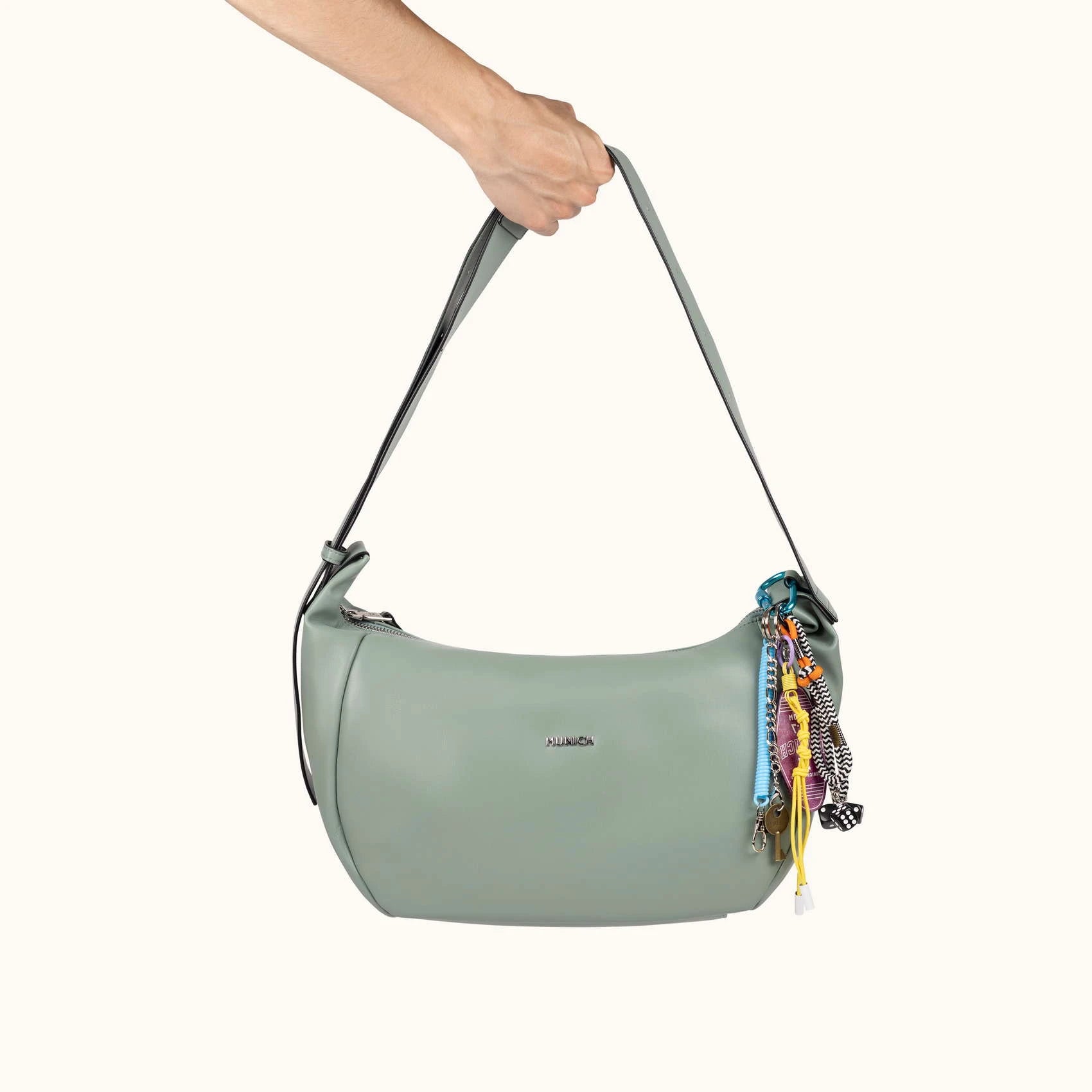 MUNICH | BOLSOS | MUJER | CHARMS HOBO | VERDE