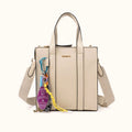 MUNICH Charms Crossbody TOTE: beige taske til kvinder