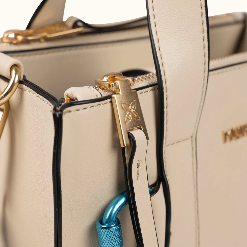 MUNICH Charms Crossbody TOTE: beige taske til kvinder