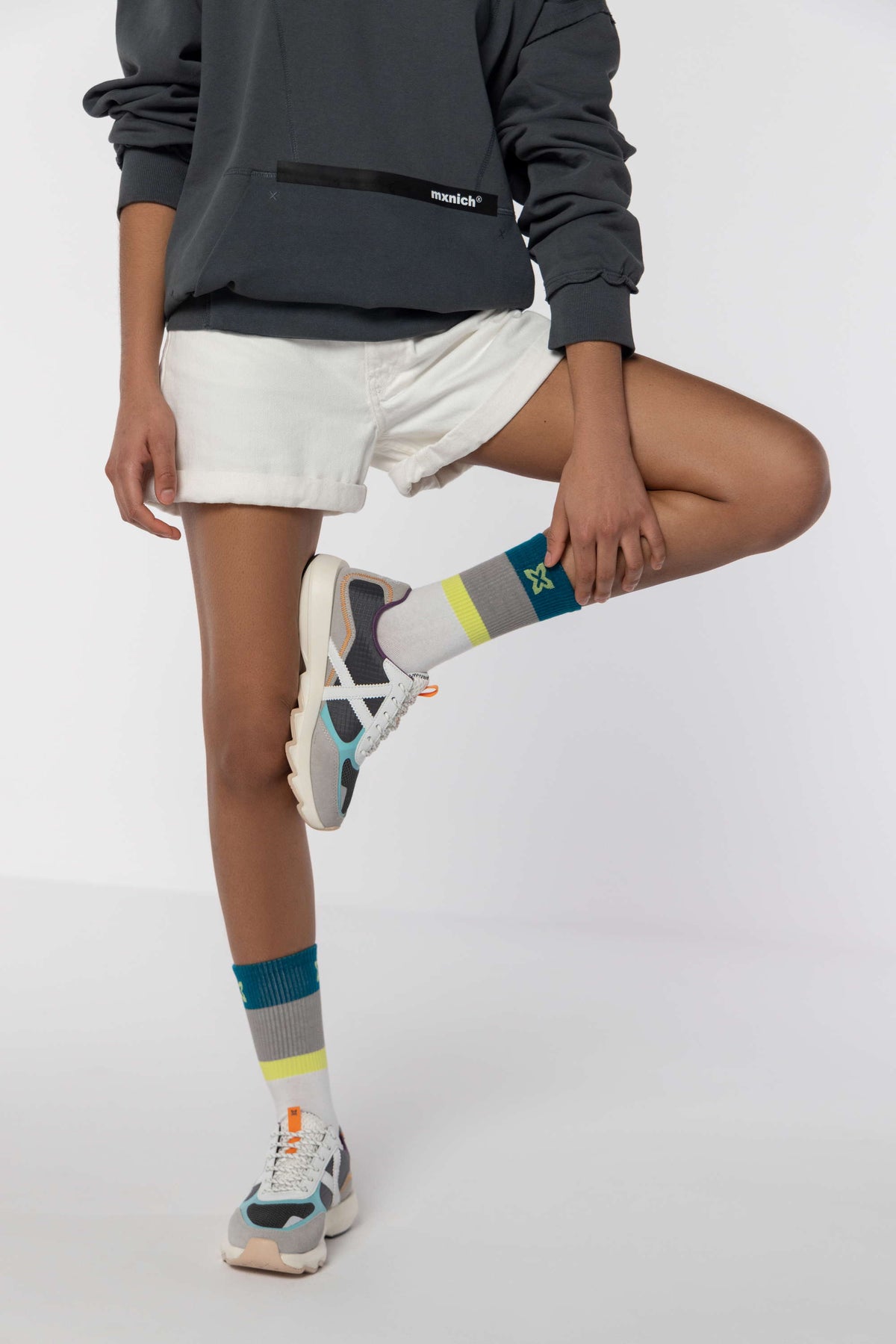MUNICH Ready 02: zwart sneakers voor dames