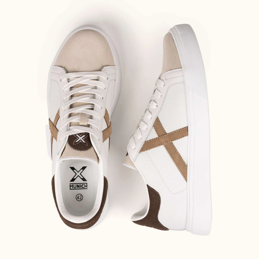 MUNICH RETE 118: blanc baskets unisexe