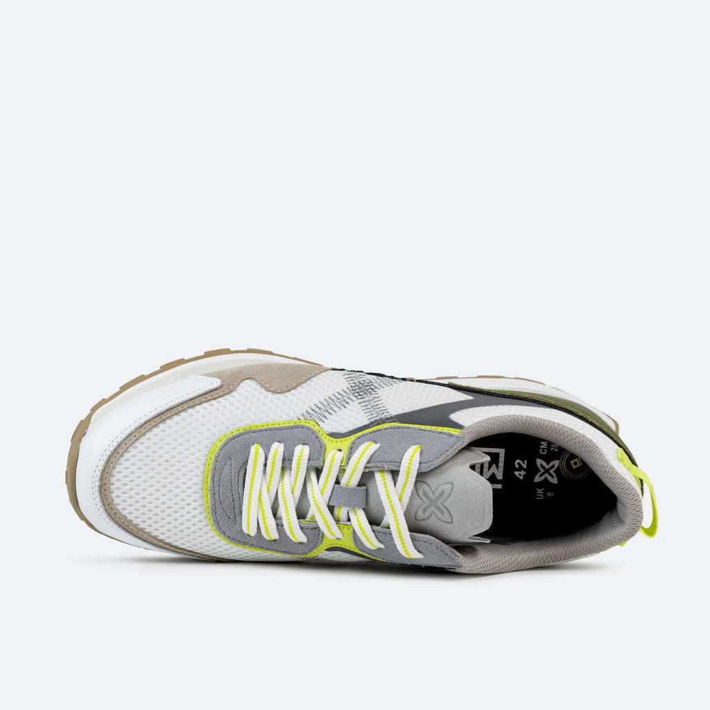 MUNICH Pulsar 18: white trainers for men