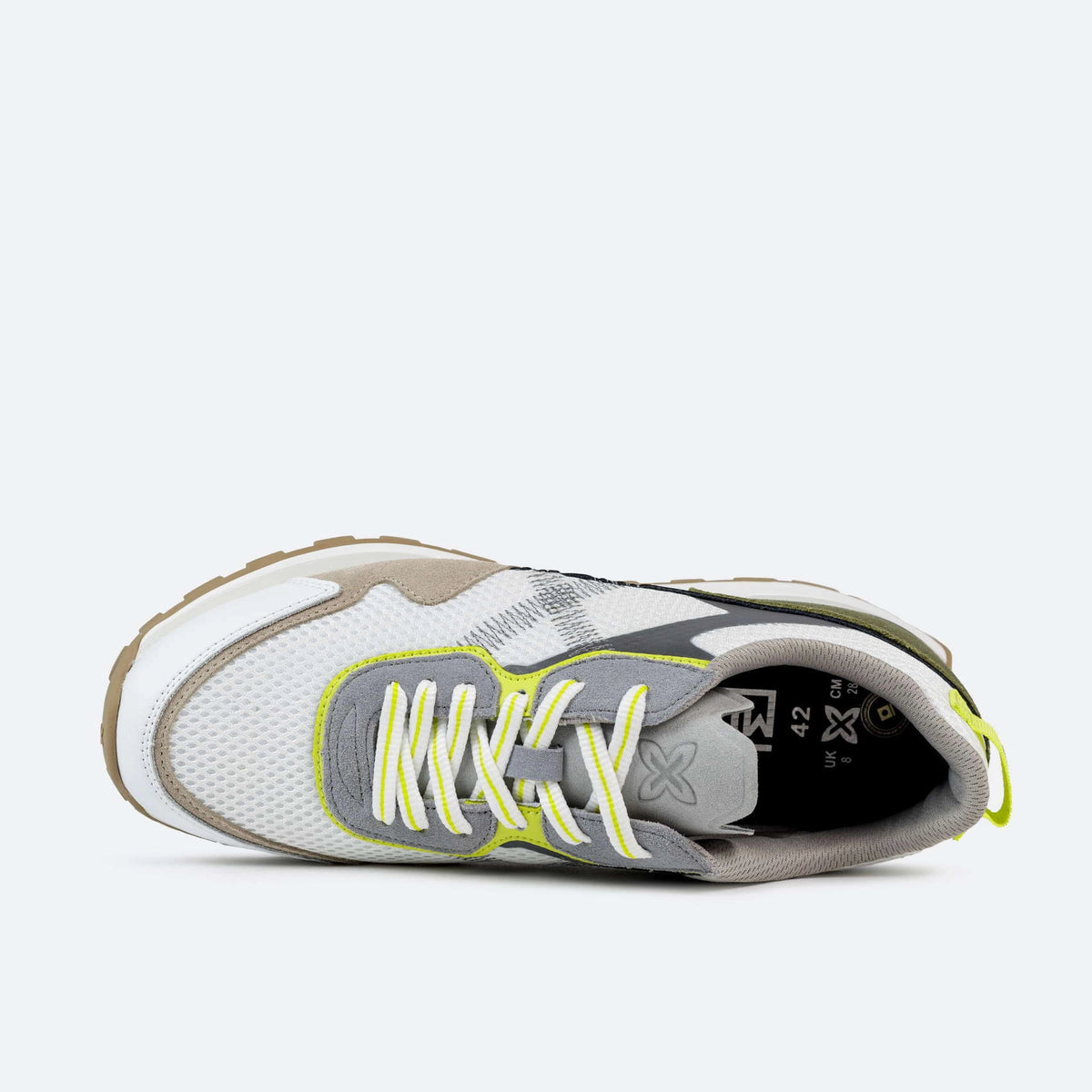 MUNICH Pulsar 18: white trainers for men