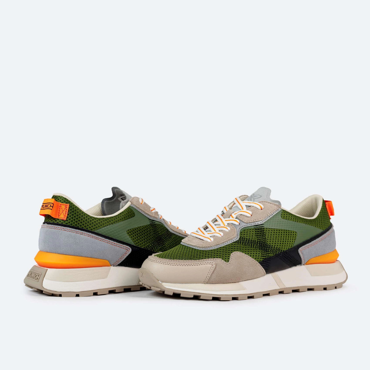 MUNICH Pulsar 21: caqui sneakers voor heren