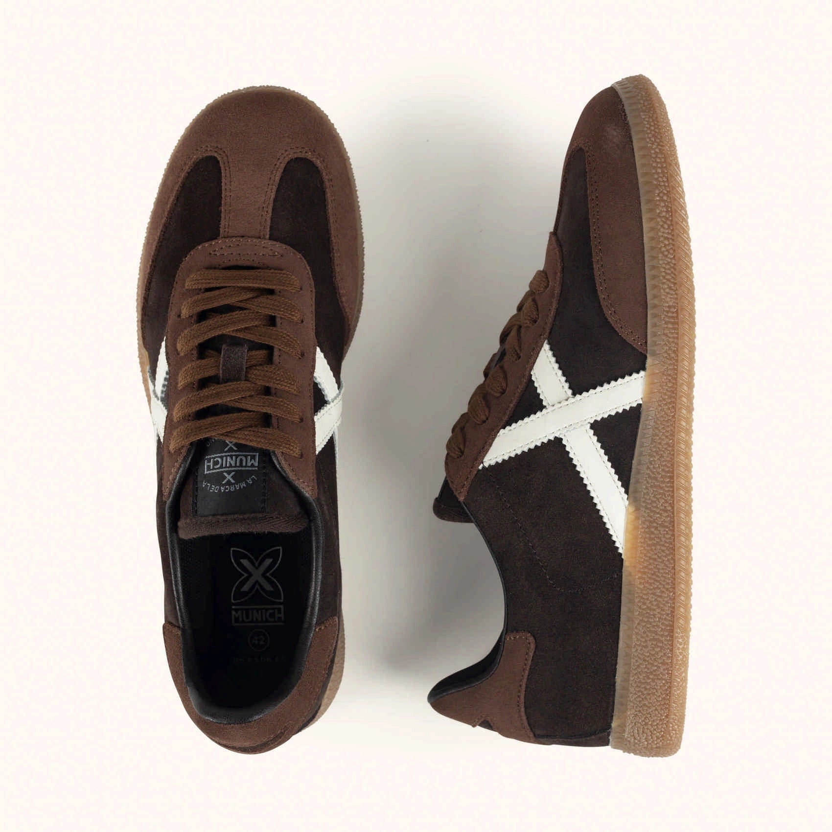 MUNICH Barru Icons Brown: بني سنيكرز للرجال