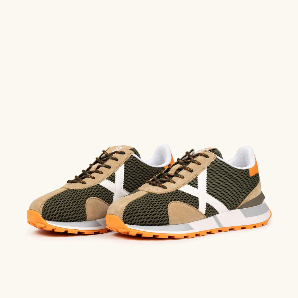 MUNICH Sapporo CLUB 198: vert baskets pour homme