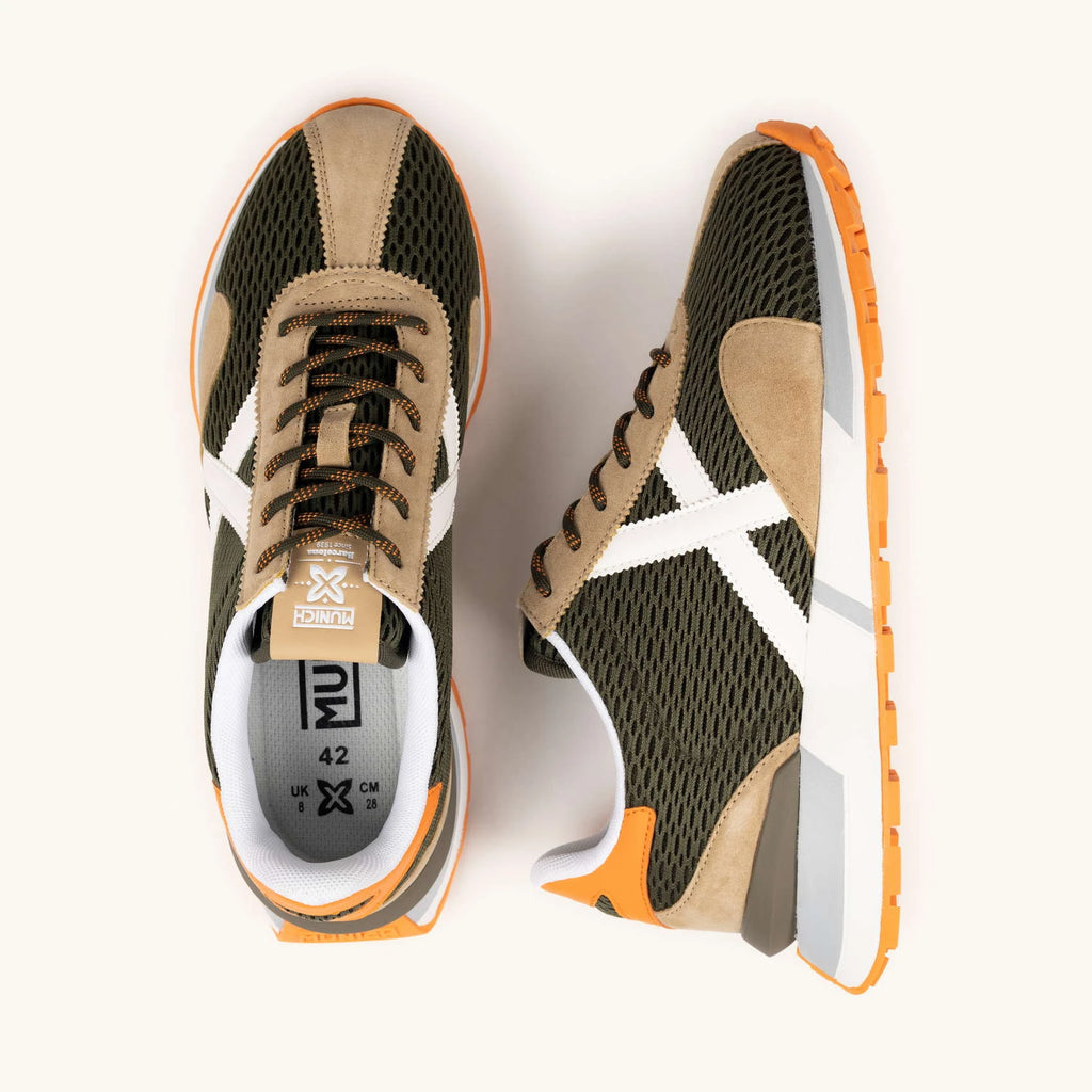 MUNICH Sapporo CLUB 198: vert baskets pour homme