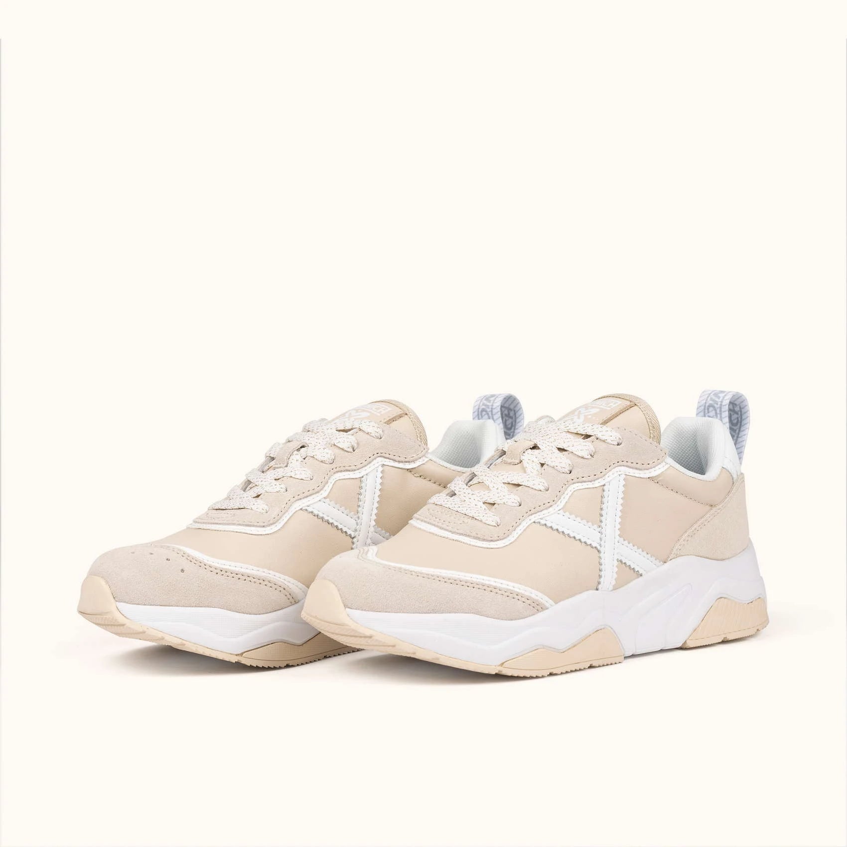 MUNICH WAVE 181: beżowy sneakersy dla kobiet