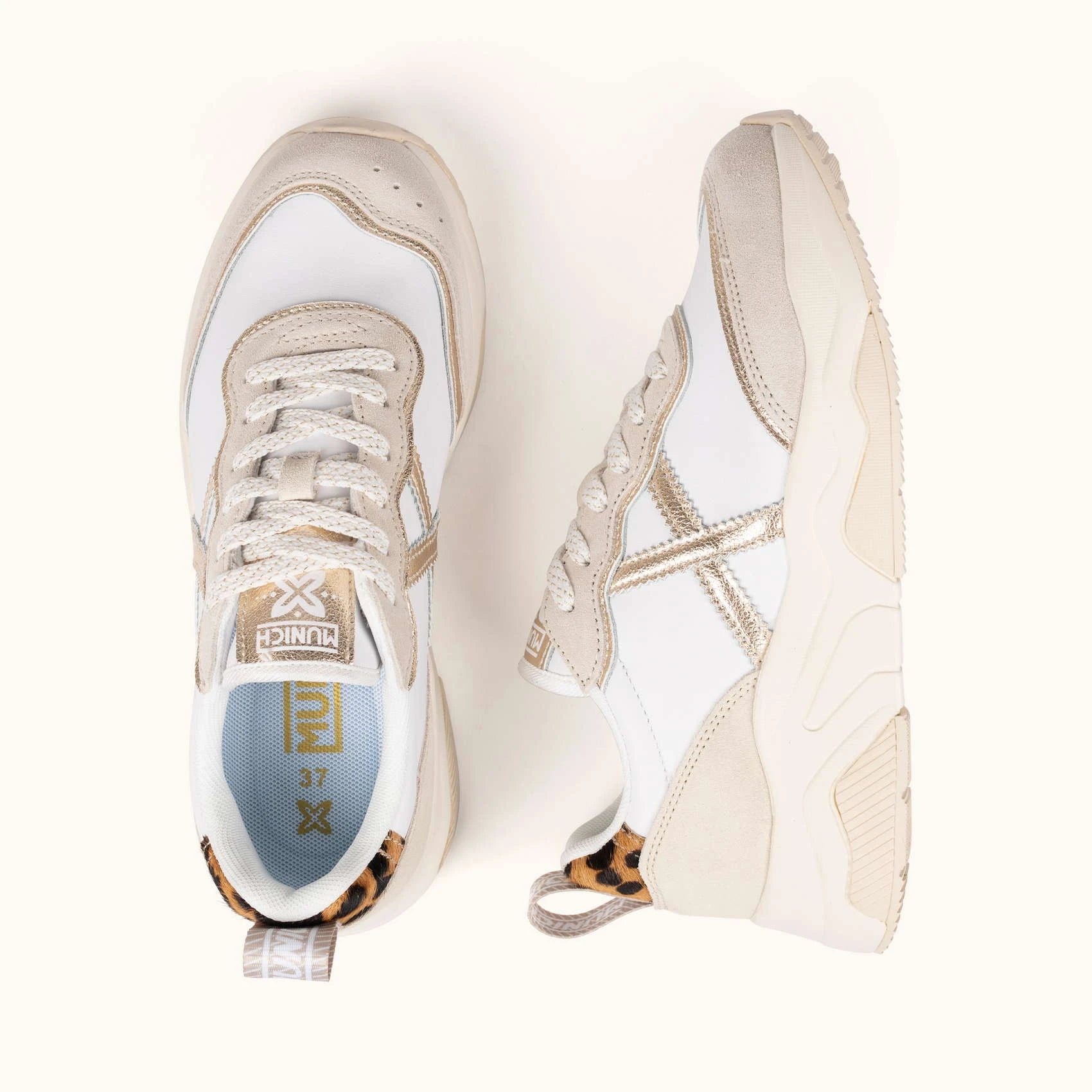 MUNICH WAVE 182: blanc baskets pour femme