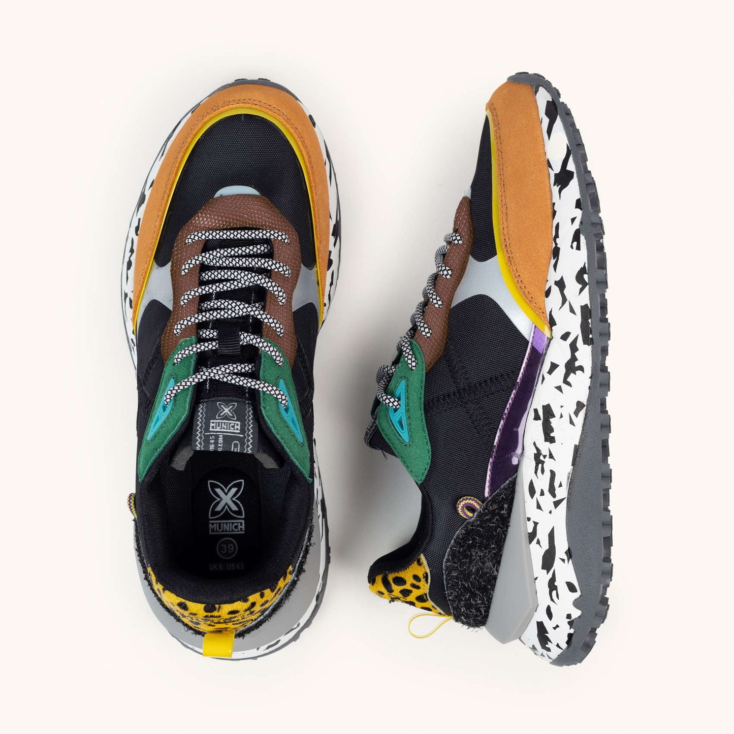 MUNICH | SNEAKERS | MUJER | AMBER 04 | NEGRO