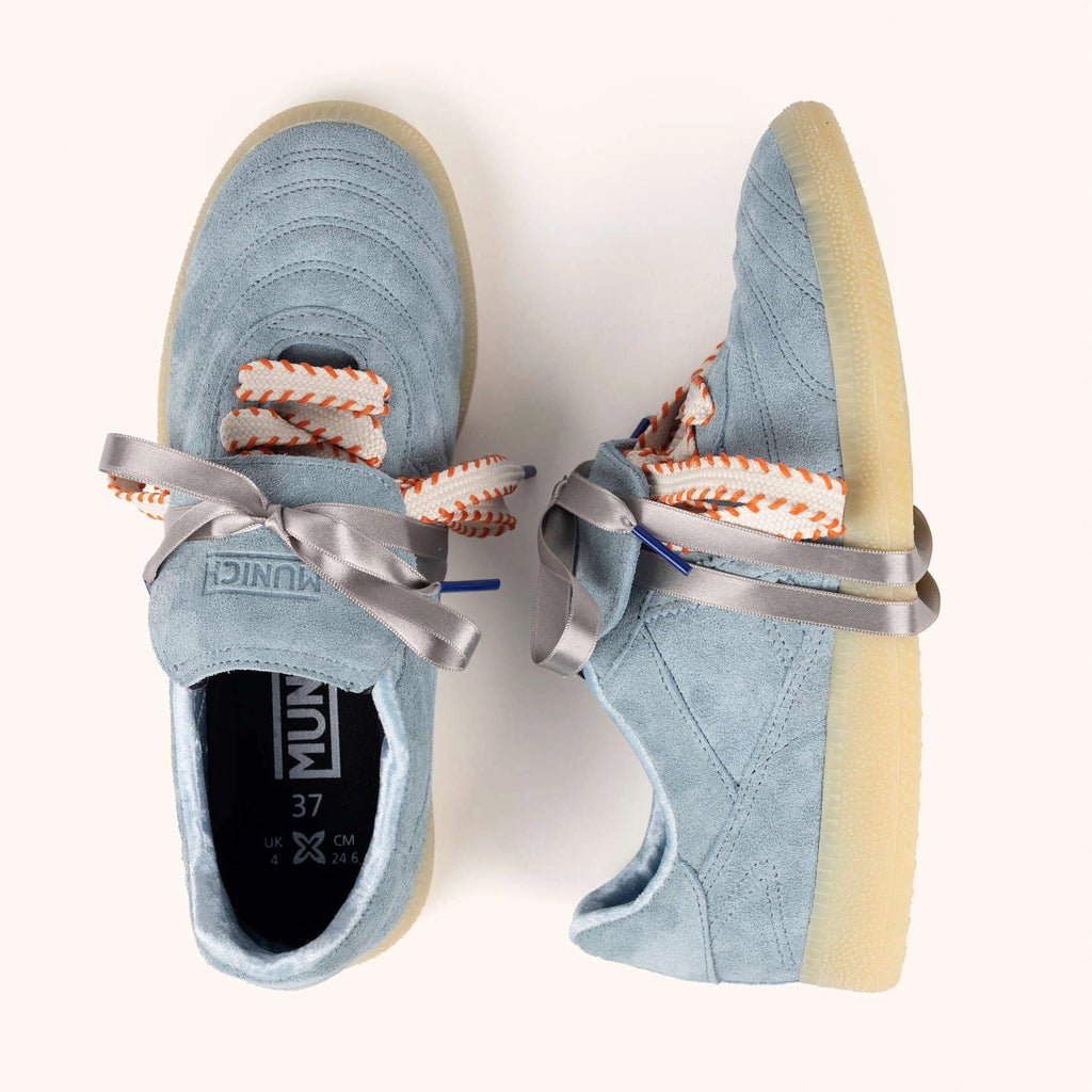 MUNICH Mundial Strada Suede 02: أزرق سنيكرز للنساء