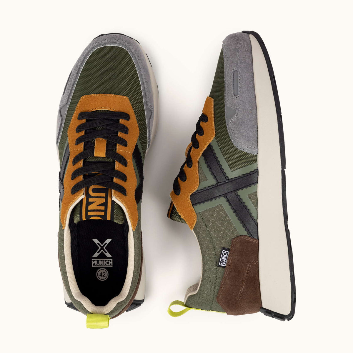 MUNICH | SNEAKERS | HOMBRE | XEMINE 82 | CAQUI