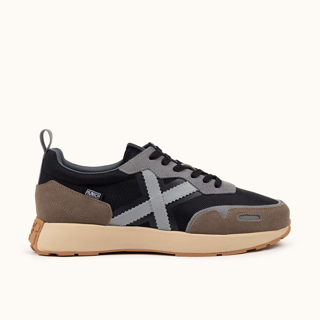 MUNICH Xemine 86: svart sneakers för herr