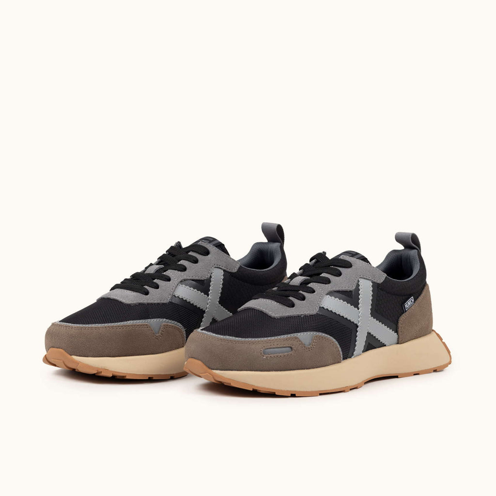 MUNICH Xemine 86: svart sneakers för herr