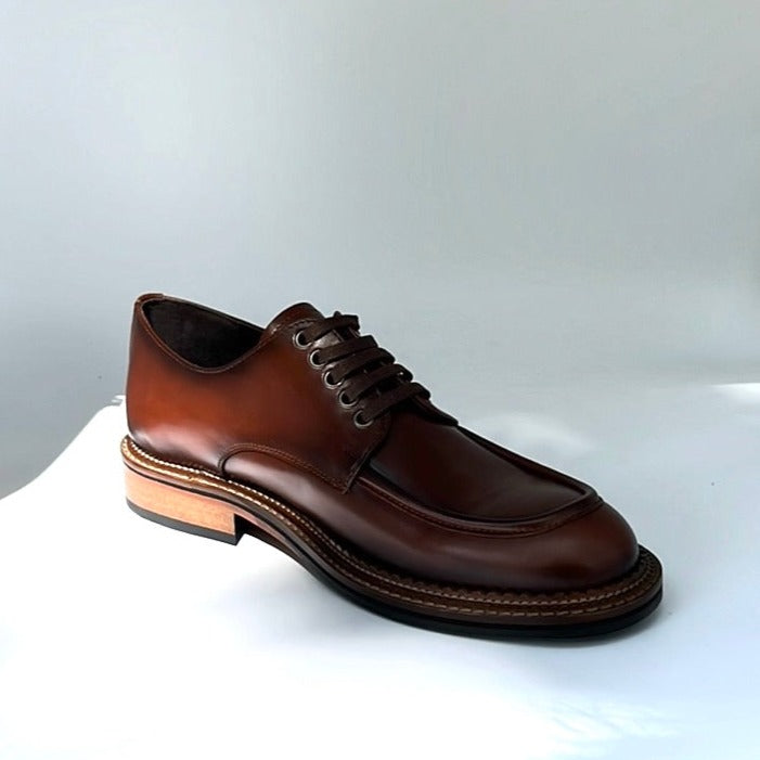 Zapatos Derby Luis Gonzalo 1966 Modelo Ternera Tampona Marr n