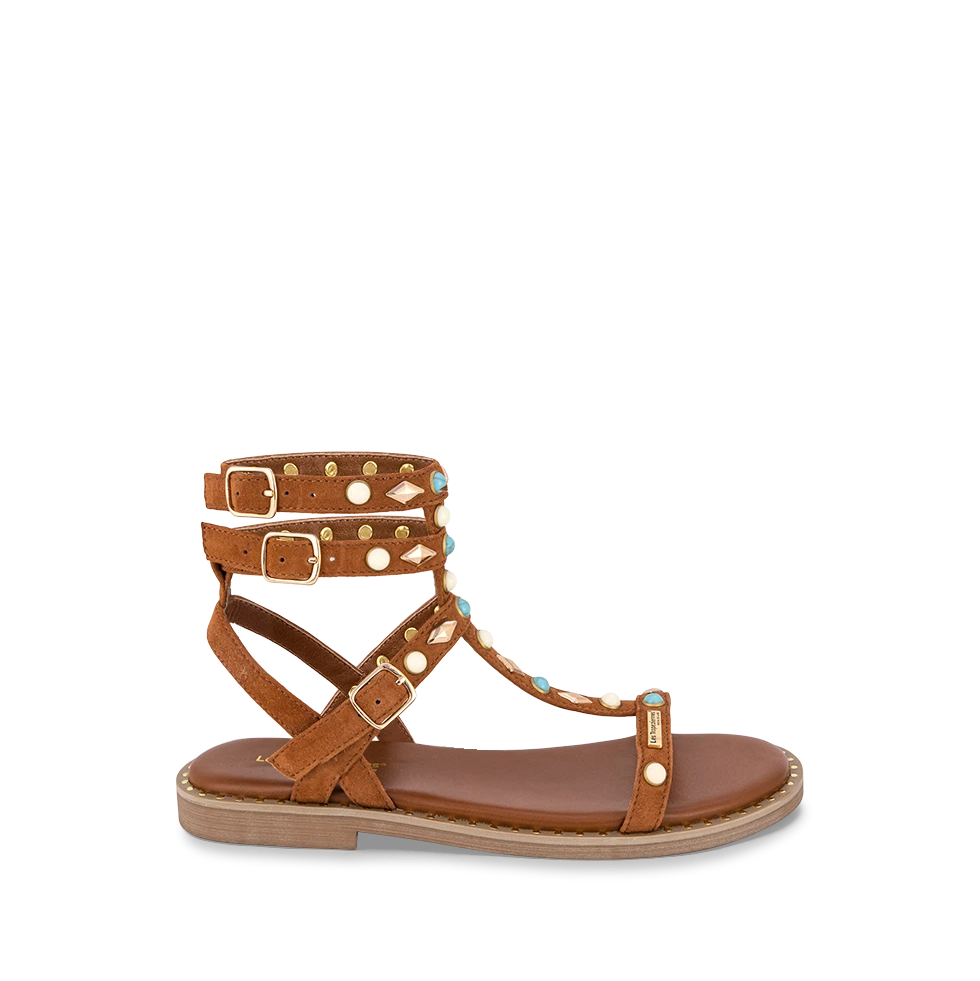 LES TROPEZIENNES | SANDALIAS | MUJER | CORIKA | MARRÓN
