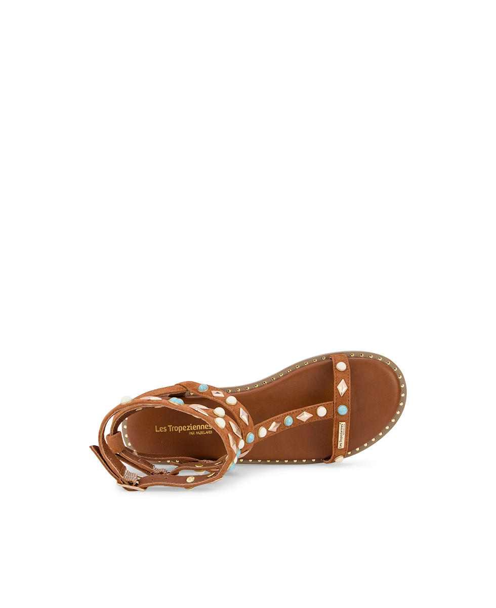 LES TROPEZIENNES | SANDALIAS | MUJER | CORIKA | MARRÓN