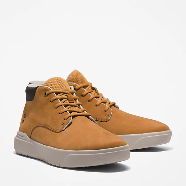 TIMBERLAND | 男士短靴 | 中帮系带 CHUKKA 靴 SENECA 小麦色 | 黄色