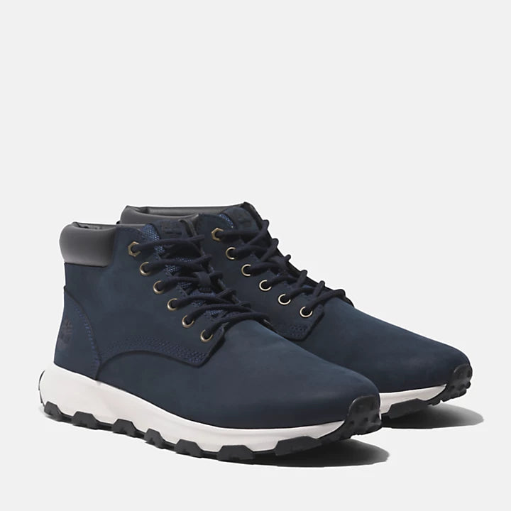 TIMBERLAND | SNEAKERS | MAN | MID LACE CHUKKA WINDSOR PARK NAVY BLUE | BLUE