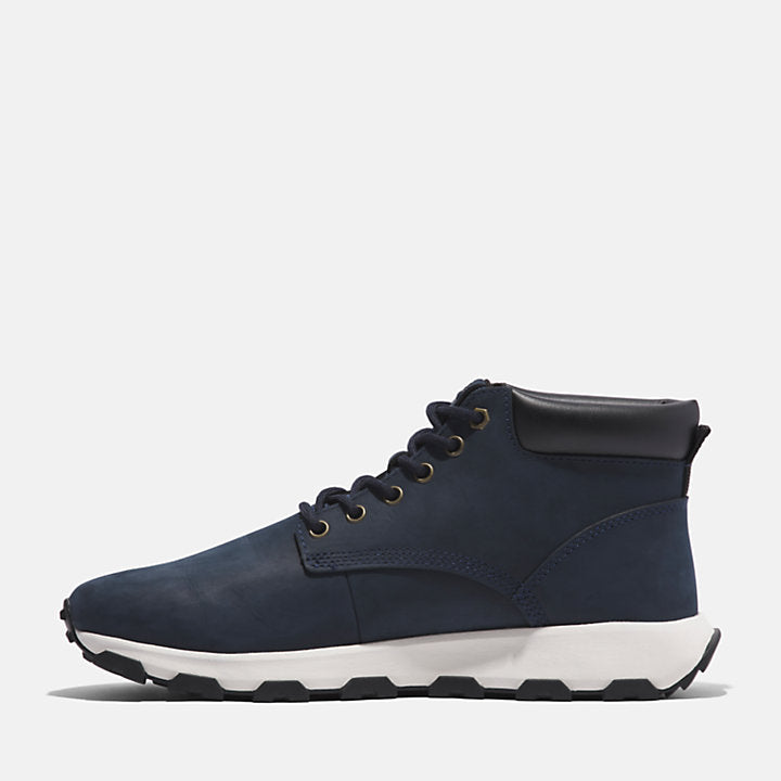 TIMBERLAND | SNEAKERS | MAN | MID LACE CHUKKA WINDSOR PARK NAVY BLUE | BLUE