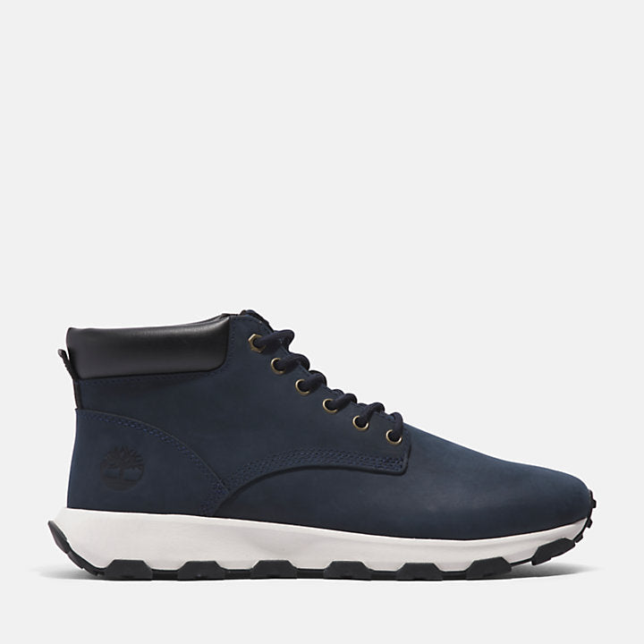 TIMBERLAND | SNEAKERS DA UOMO | CHUKKA CON LACCI MEDI WINDSOR PARK BLU NAVY | BLU