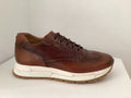 LUIS GONZALO 1966 | HEREN SNEAKERS | LEREN HARDLOOPSNEAKERS | BRUIN