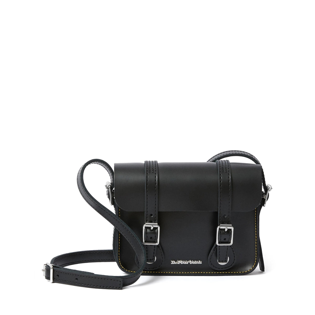 DR. MARTENS | BOLSOS | MUJER | 7" LEATHER SATCHEL BLACK | NEGRO